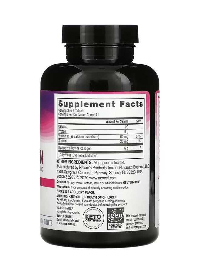 NEOCELL - Super Collagen + C  (Type 1&3) 6g 250 Tablets - Image 1