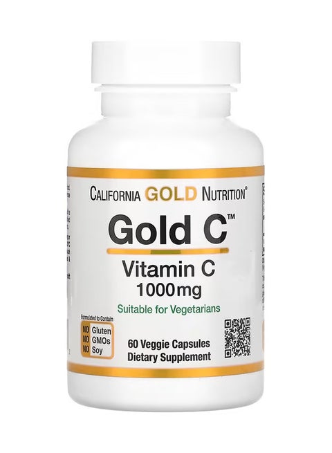 Vitamin C 1000mg - 60 Veggie Capsules