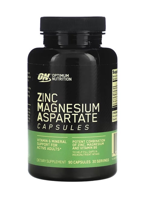 ZMA Vitamin And Mineral Support Dietary Supplement - 90 Capsules