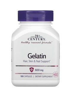 Gelatin Dietary Supplement 600mg - 100 Capsules