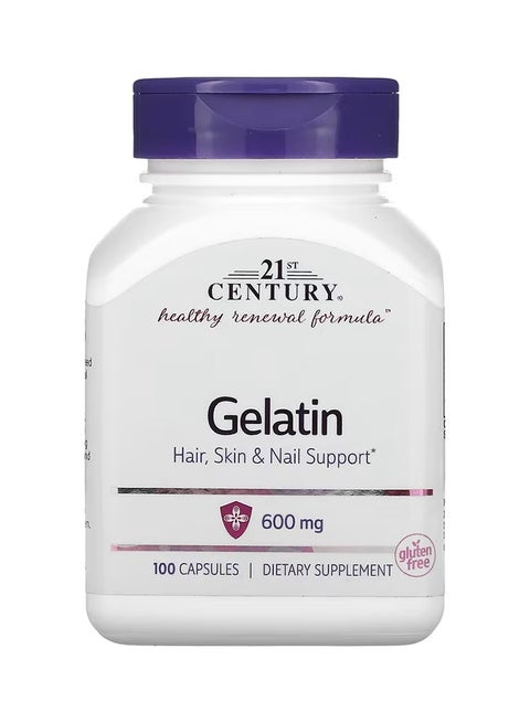 Gelatin Dietary Supplement 600mg - 100 Capsules