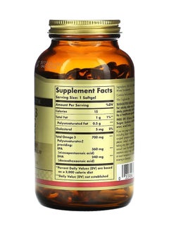 Solgar Double Strength Omega-3 EPA And DHA 700mg - 120 Softgels  - Image 2