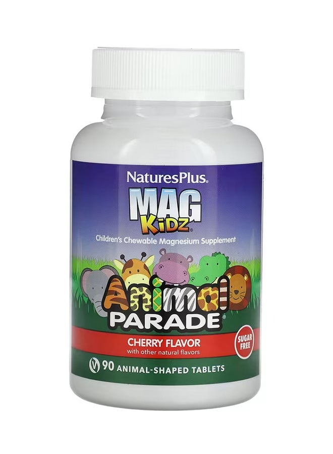 Natures Plus Mag Kidz Magnesium Chewable Supplement - 90 Tablets - Image 1