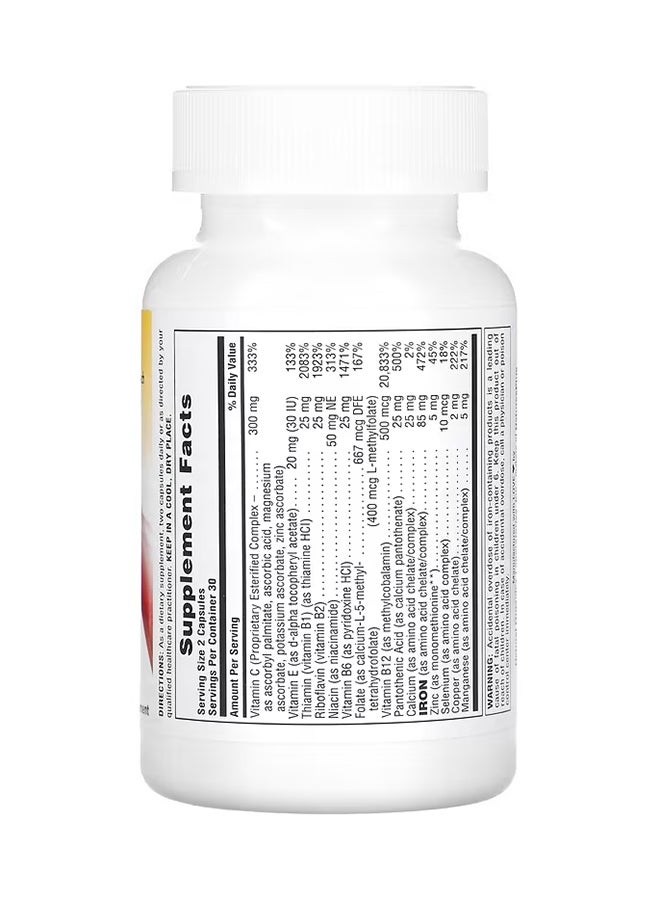 Natures Plus Hema Plex Capsules - 60 Count - Image 2