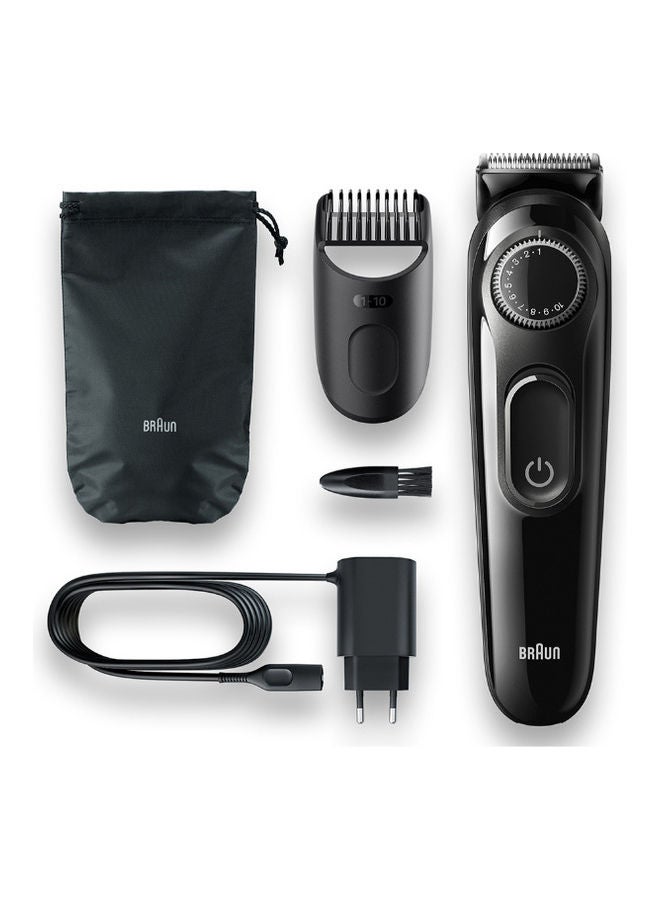 BRAUN Rechargeable Beard And Hair Trimmer With 20 Length Settings Black 13.7 x 5.7 x 20cm - Image 2