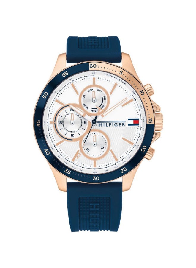 TOMMY HILFIGER Men's Rubber Chronograph Watch 1791778  - Image 1