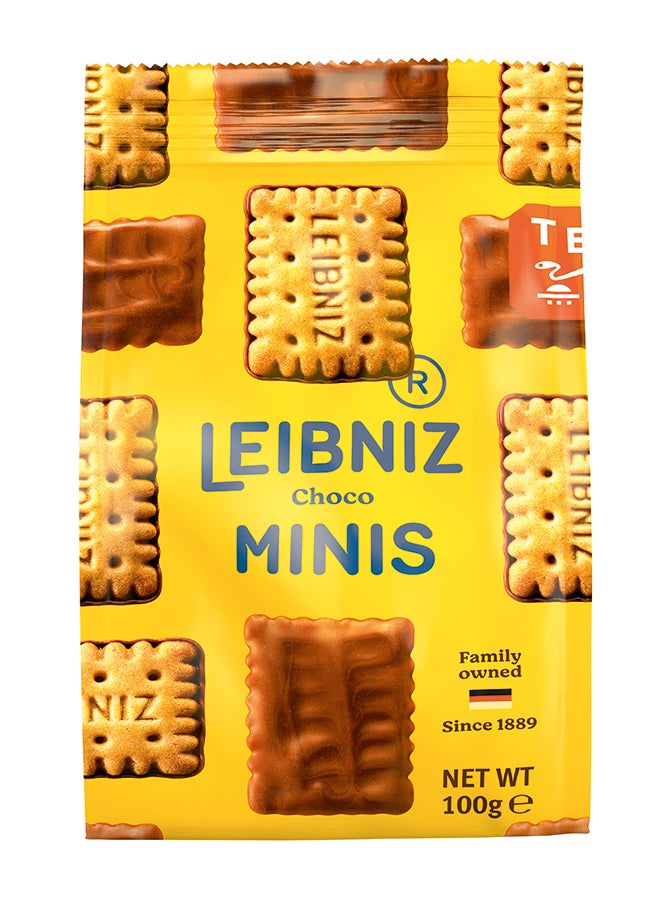 Bahlsen Leibniz Minis Chocolate Biscuits 100grams - Image 1