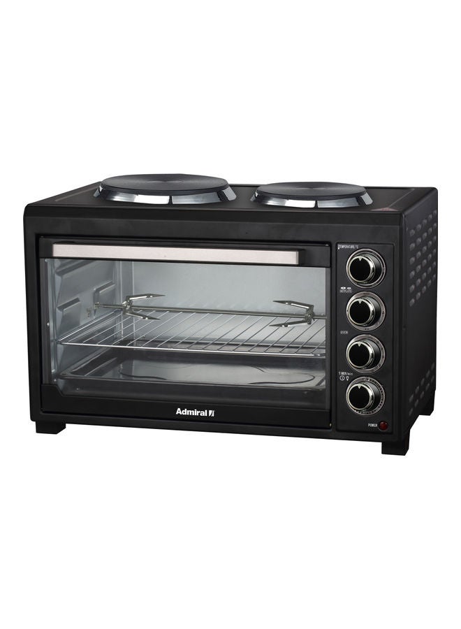 Admiral Electric Oven with Hot Plate 1 Year Warranty 2022 Year Model 45 L 2000 W ADEO 45NBSCP-HP Black