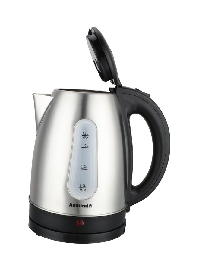 أدميرال Stainless Steel Automatic Lid With Water Gauge in Front 1 Year Warranty 2022 Year Model 1.8 L 2200 W ADKT170GSS2 Silver  - Image 4