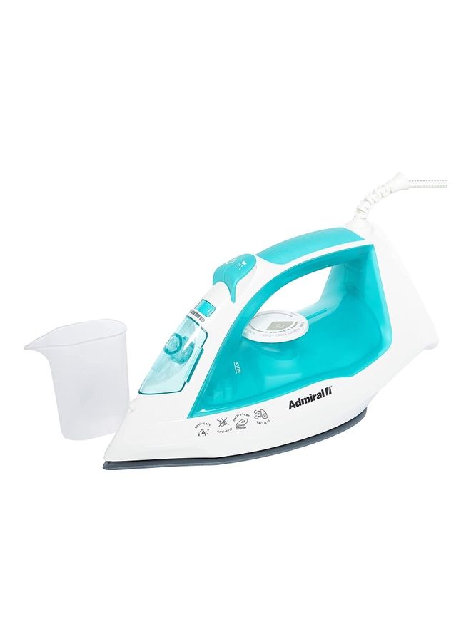 Iron  220-240V/ 50-60Hz/Automatic cleaning function ceramic soleplate with auto off function (1 Year Warranty) 2022 Year Model 300.0 ml 2200.0 W ADSI2200B Blue & White