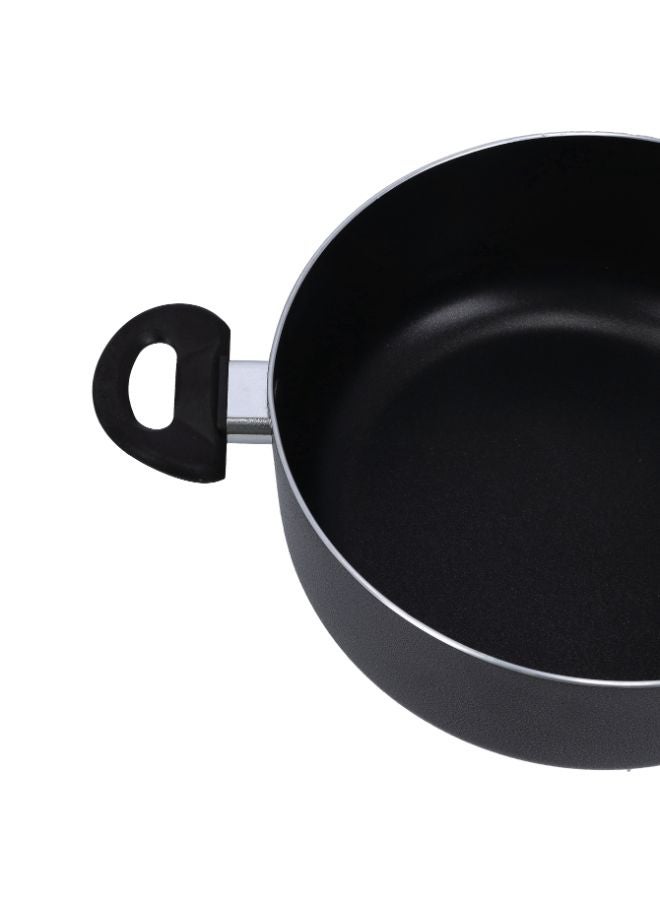 Royalford - 7-Piece Aluminium Marble Coated Cookware Set Black 24x11cm - Image 1