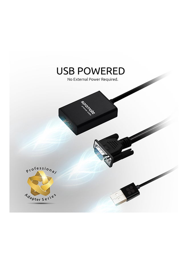 طقم محول بمنفذ VGA إلى منفذ HDMI مع دعم صوتي أسود - v1676985612/N11412643A_6