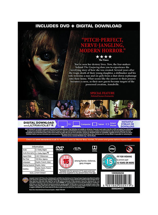 ماركة غير محددة - فيلم Annabelle Creation دي في دي - Image 1