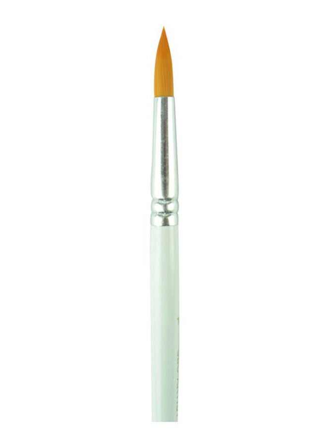 SBC Artist Water Colour Brush, Size 14 White/Brown  - Image 2