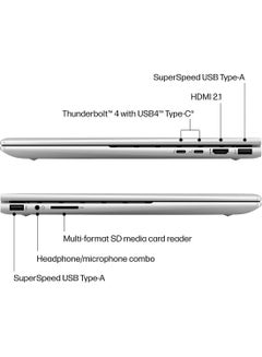 HP Envy x360 Convertible 2-In-1 (Upgraded Version) Laptop With 15.6-Inch Display, Core i5-1135G7 Processor/16GB RAM/512GB SSD/Intel's Iris Xe Graphics English/Arabic Silver  - Image 5