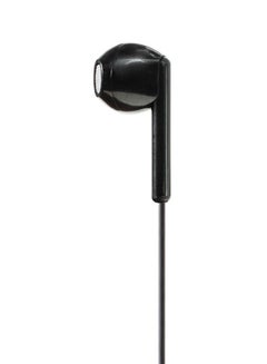 E-Train Stereo Wired In-Ear Earphones With Mic Black  - Image 3
