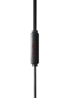 E-Train Stereo Wired In-Ear Earphones With Mic Black  - Image 4