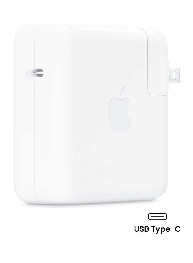 Apple - 61W USB Type-C Power Adapter White - Image 1