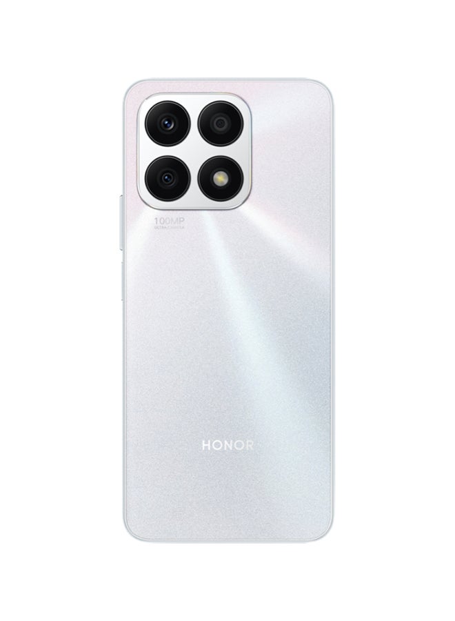 Honor - X8a Dual SIM Titanium Silver 8GB RAM 128GB 4G LTE - Middle East Version - Image 1