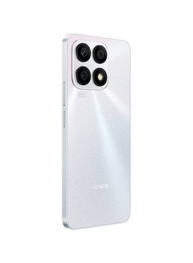 Honor - X8a Dual SIM Titanium Silver 8GB RAM 128GB 4G LTE - Middle East Version - Image 1
