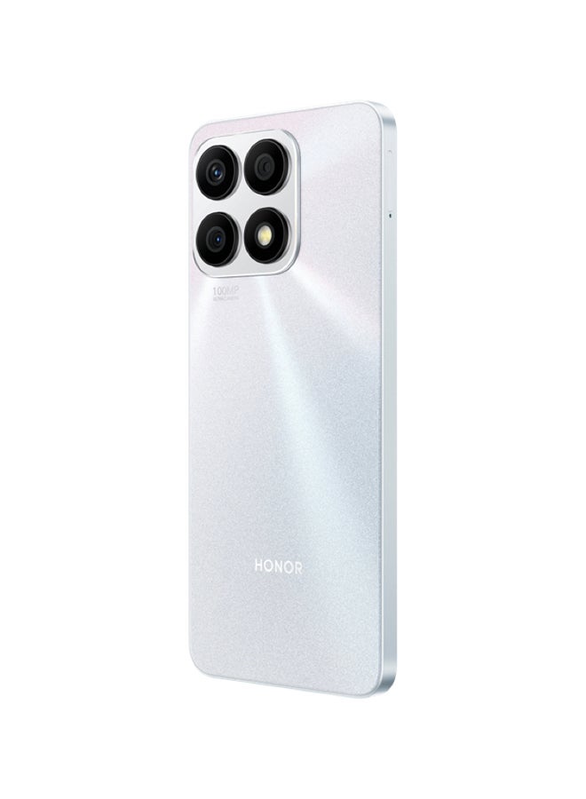 Honor - X8a Dual SIM Titanium Silver 8GB RAM 128GB 4G LTE - Middle East Version - Image 1