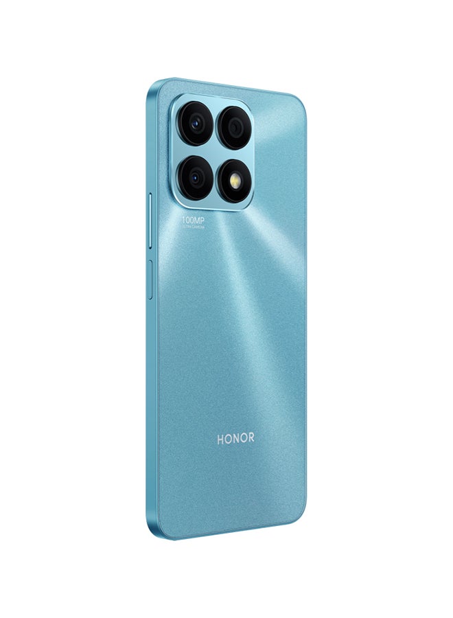 Honor - X8a Dual SIM Cyan Lake 8GB RAM 128GB 4G LTE - Middle East Version - Image 1
