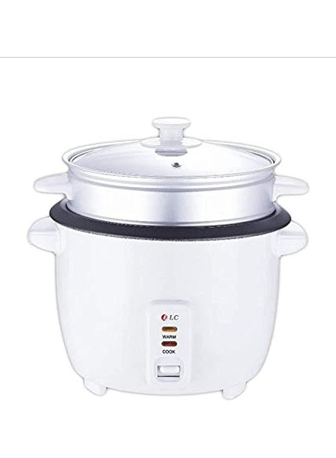 دي إل سي  جهاز طهي الأرز من الستانلس ستيل 1.5 L 500.0 W DLC-815 أبيض  - Image 1