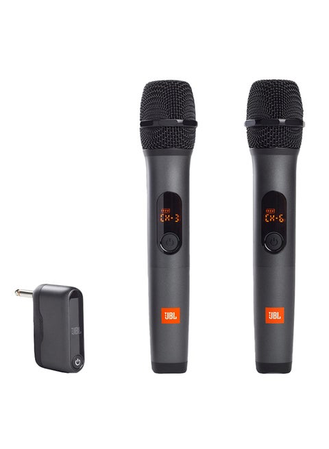 Wireless Microphone Set JBLWIRELESSMIC Black