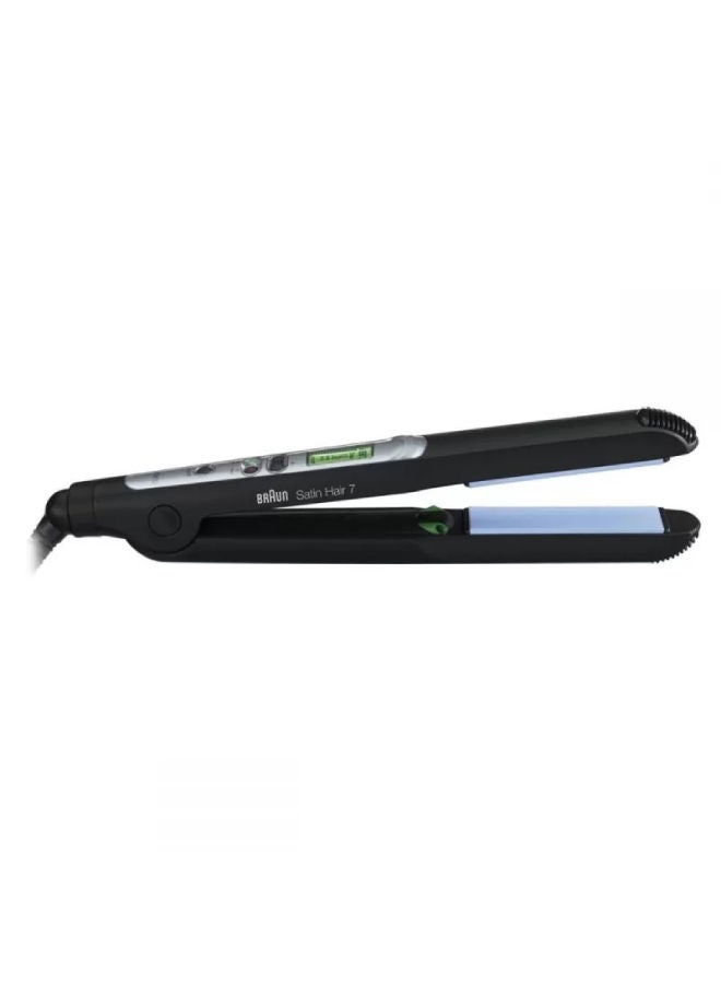 BRAUN SATIN HAIR STRAIGHTENER 7 ACTIVE ION JET ST710 Black 