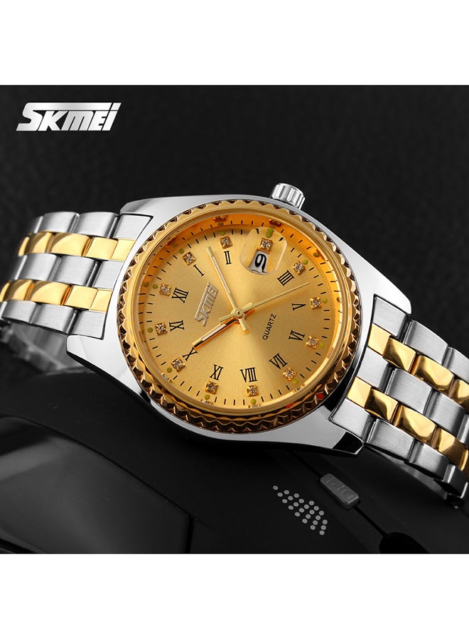 Men's Fashion Clock's Top Brand Luxury Quartz  Waterproof Watch 9098