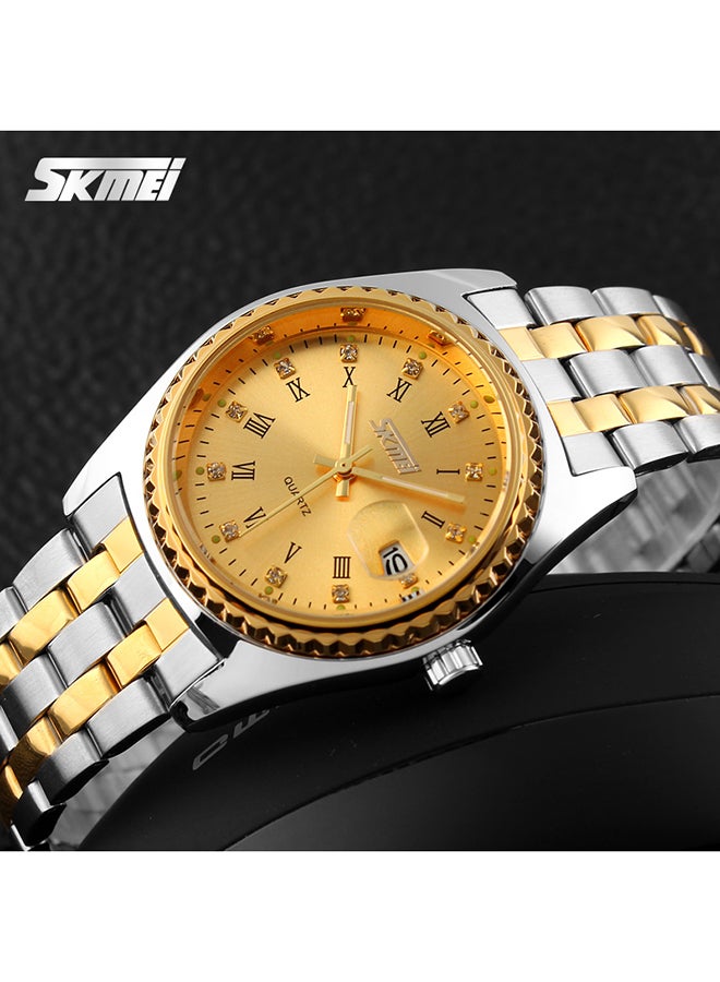 Men's Fashion Clock's Top Brand Luxury Quartz  Waterproof Watch 9098