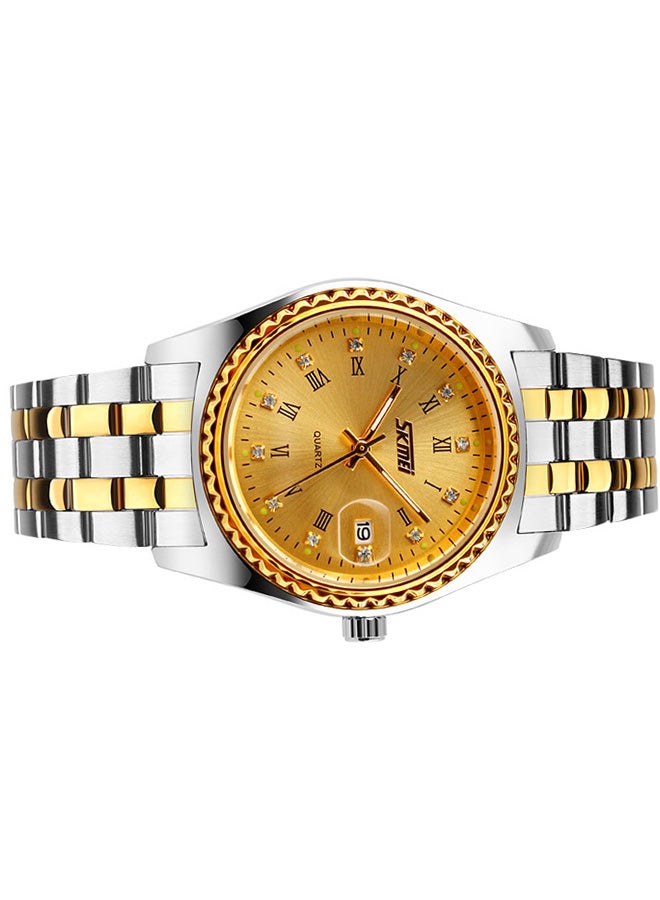 Men's Fashion Clock's Top Brand Luxury Quartz  Waterproof Watch 9098
