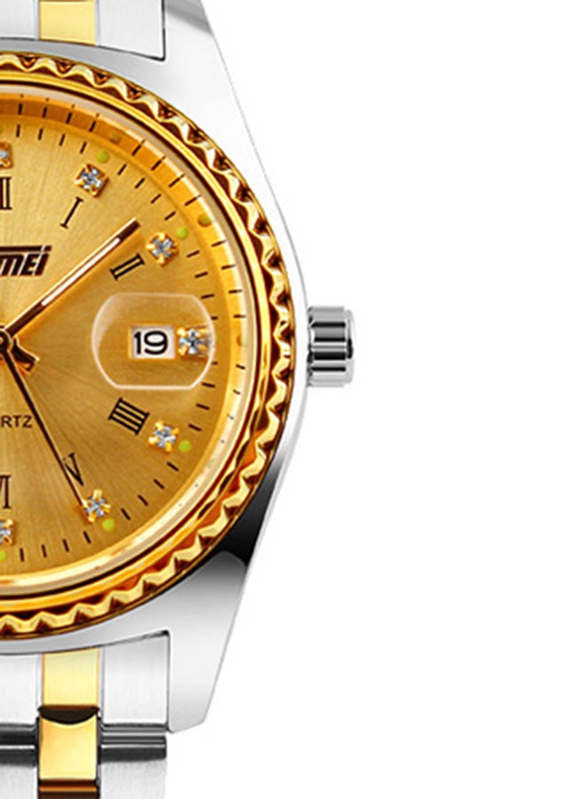 Men's Fashion Clock's Top Brand Luxury Quartz  Waterproof Watch 9098