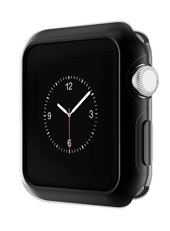 غطاء من السيليكون لساعة آبل مقاس 42 ملليمتر أسود - Image 1