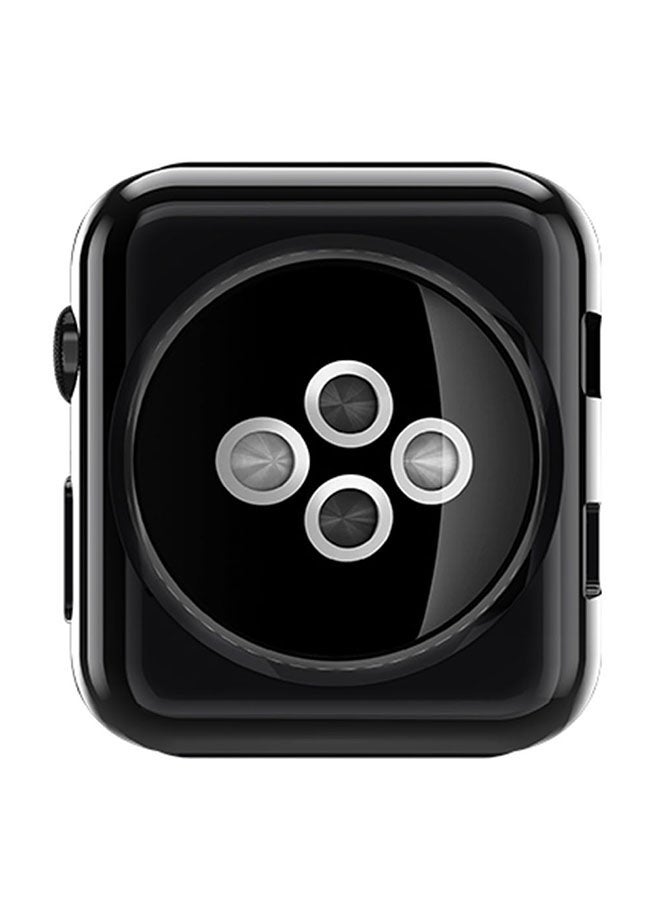 غطاء من السيليكون لساعة آبل مقاس 42 ملليمتر أسود - Image 4