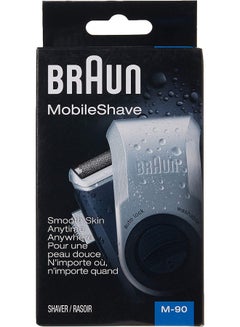 Electric Razor For Men, M90 Mobile Electric Shaver, Precision Trimmer, Washable Silver