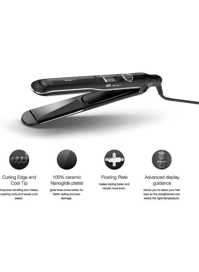 BRAUN - Senso Care Hair Styler ST780 With Automatic Temperature Adaptation Black - Image 1