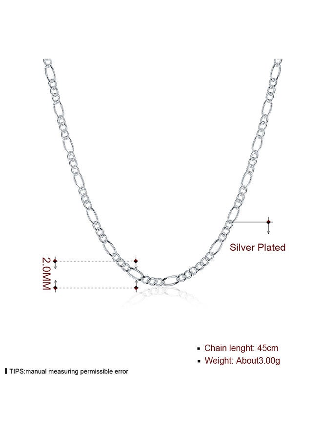 SKMEI - Women Silver Plated Necklace LKNSPCC01320 - Image 1