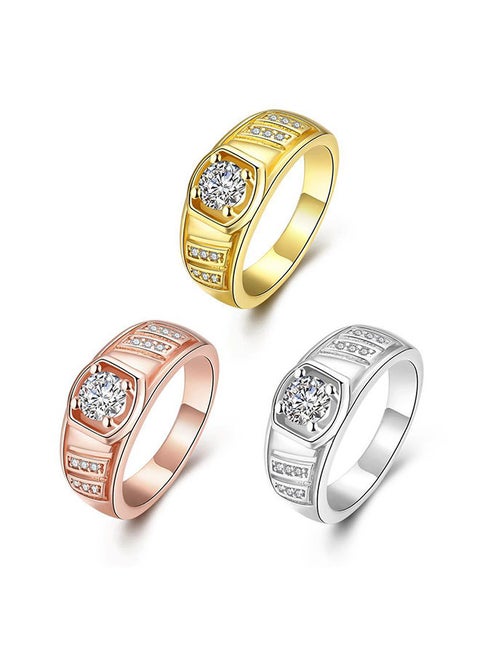 Fashionable Latest Shinny Simple Ring Kzcr127C10