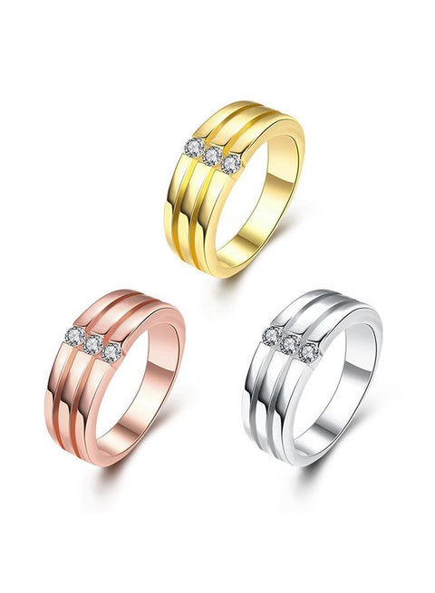 Fashionable Latest Shinny Simple Ring Kzcr124B10