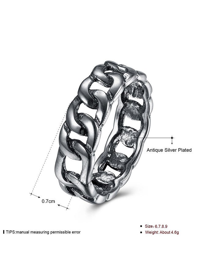 SKMEI - Fashionable Latest Shinny Simple Ring Vsr0050S9 - Image 1