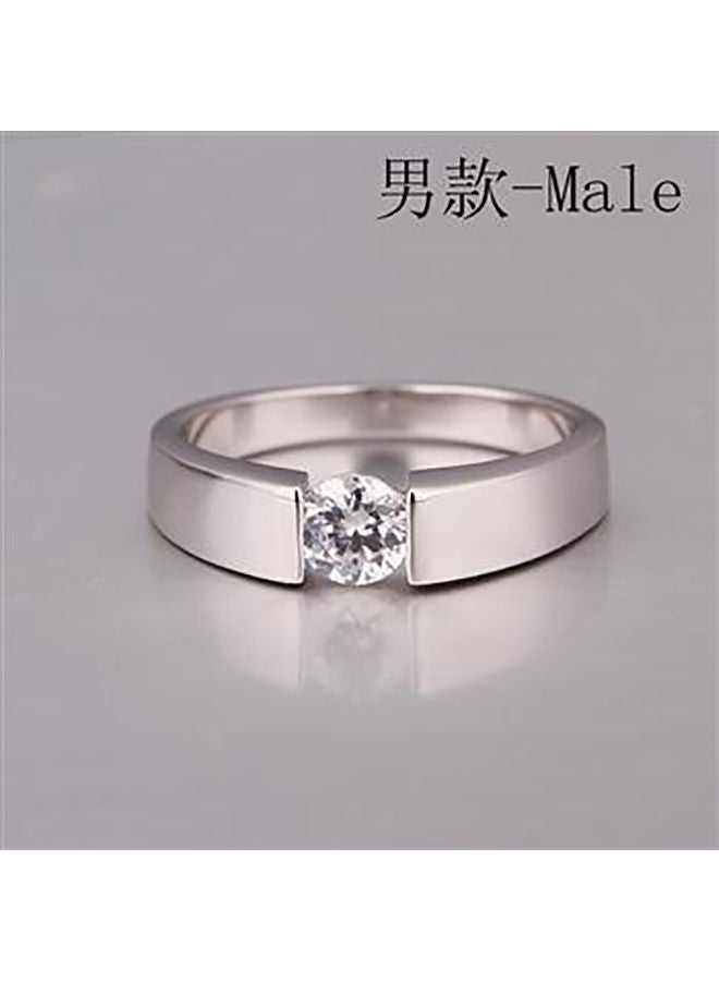 SKMEI - Fashionable Latest Shinny Simple Ring Lkns925R02124 - Image 1