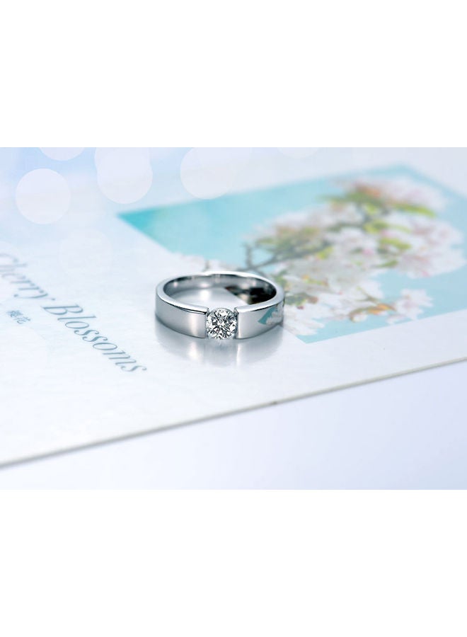 SKMEI - Fashionable Latest Shinny Simple Ring Lkns925R02124 - Image 1