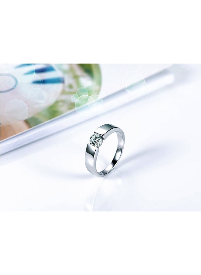 SKMEI - Fashionable Latest Shinny Simple Ring Lkns925R02124 - Image 1