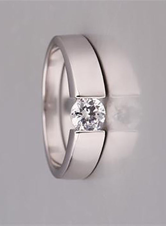 SKMEI - Fashionable Latest Shinny Simple Ring Lkns925R02124 - Image 1