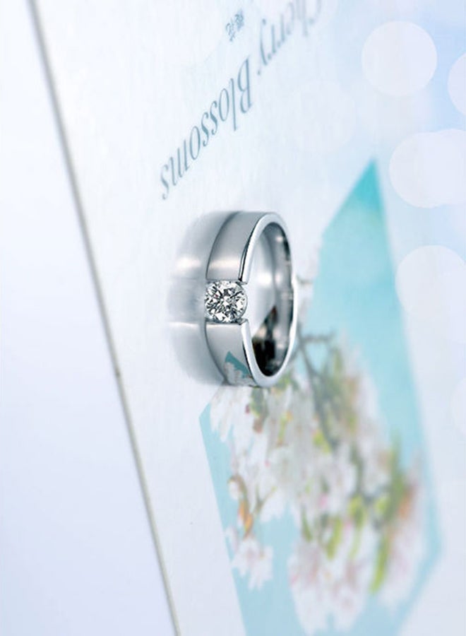SKMEI - Fashionable Latest Shinny Simple Ring Lkns925R02124 - Image 1
