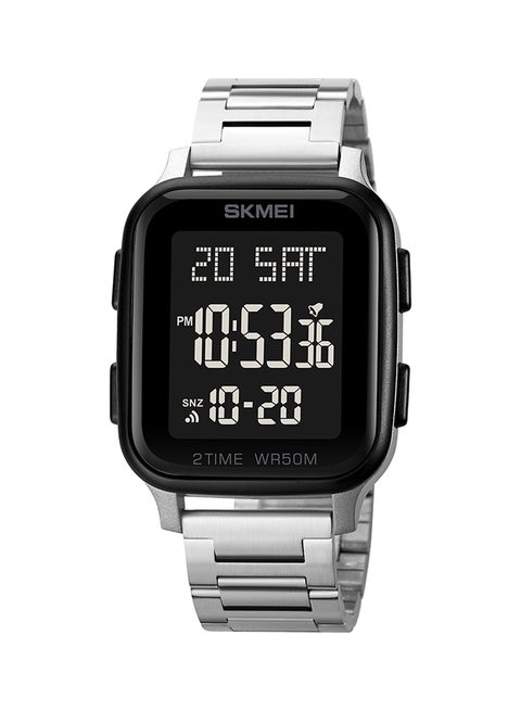 Men's Fashion Outdoor Sports  Multifunction Alarm 5Bar Waterproof Digital Watch  1859