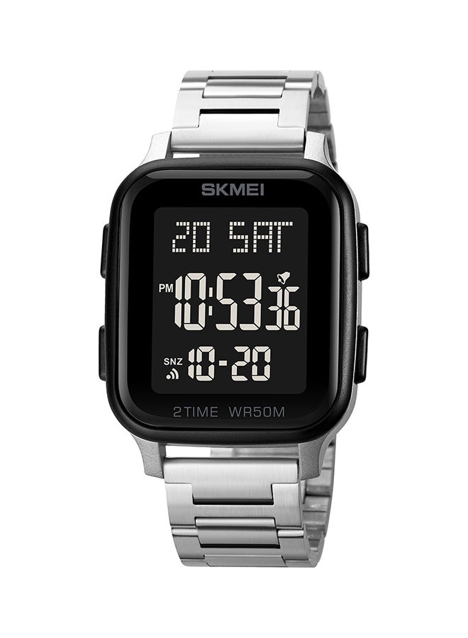 Men's Fashion Outdoor Sports  Multifunction Alarm 5Bar Waterproof Digital Watch  1859
