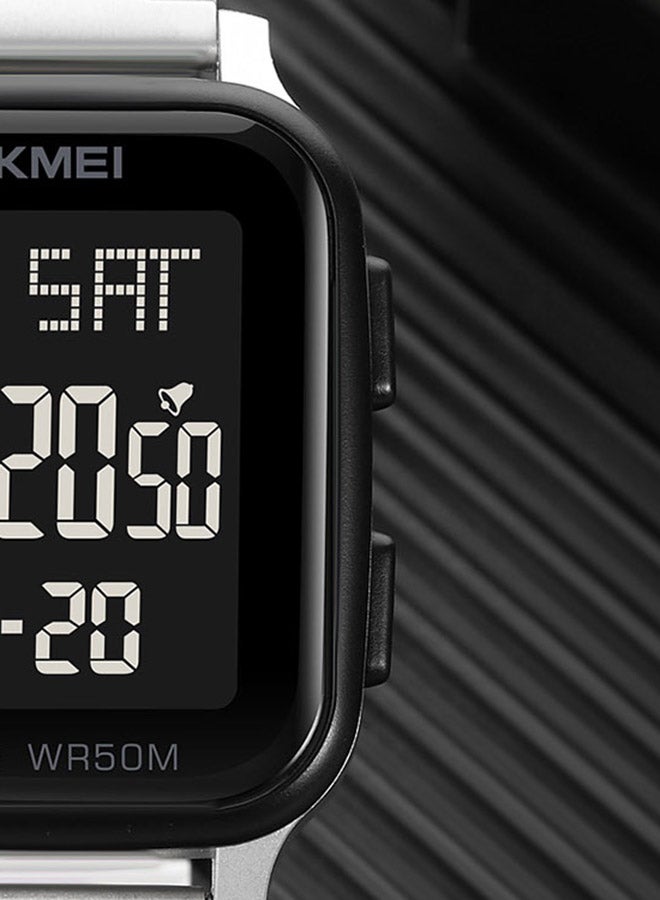 Men's Fashion Outdoor Sports  Multifunction Alarm 5Bar Waterproof Digital Watch  1859