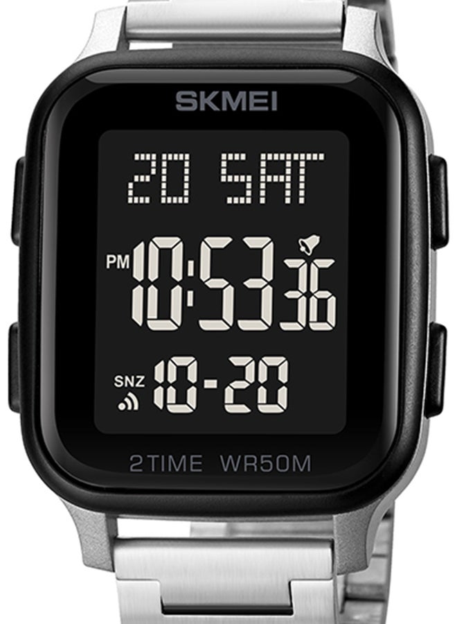 Men's Fashion Outdoor Sports  Multifunction Alarm 5Bar Waterproof Digital Watch  1859